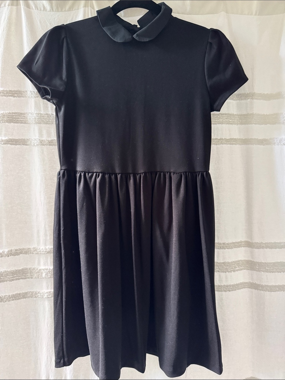 Girls' Polo Ralph Lauren Black Peter Pan Collar Dress